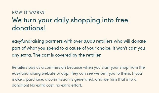 Turn your shopping into donations!